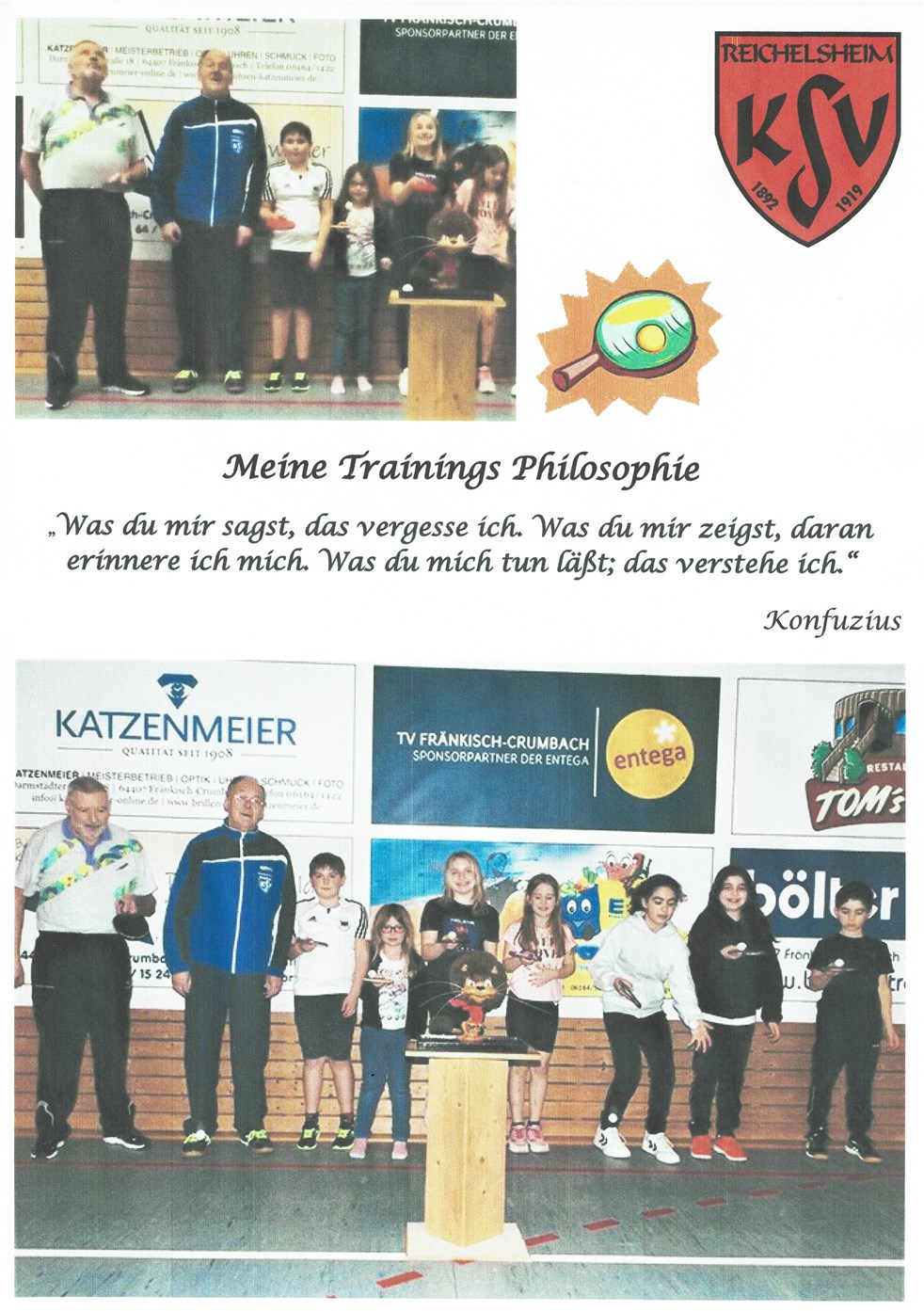 Meine Trainigsphilosophie